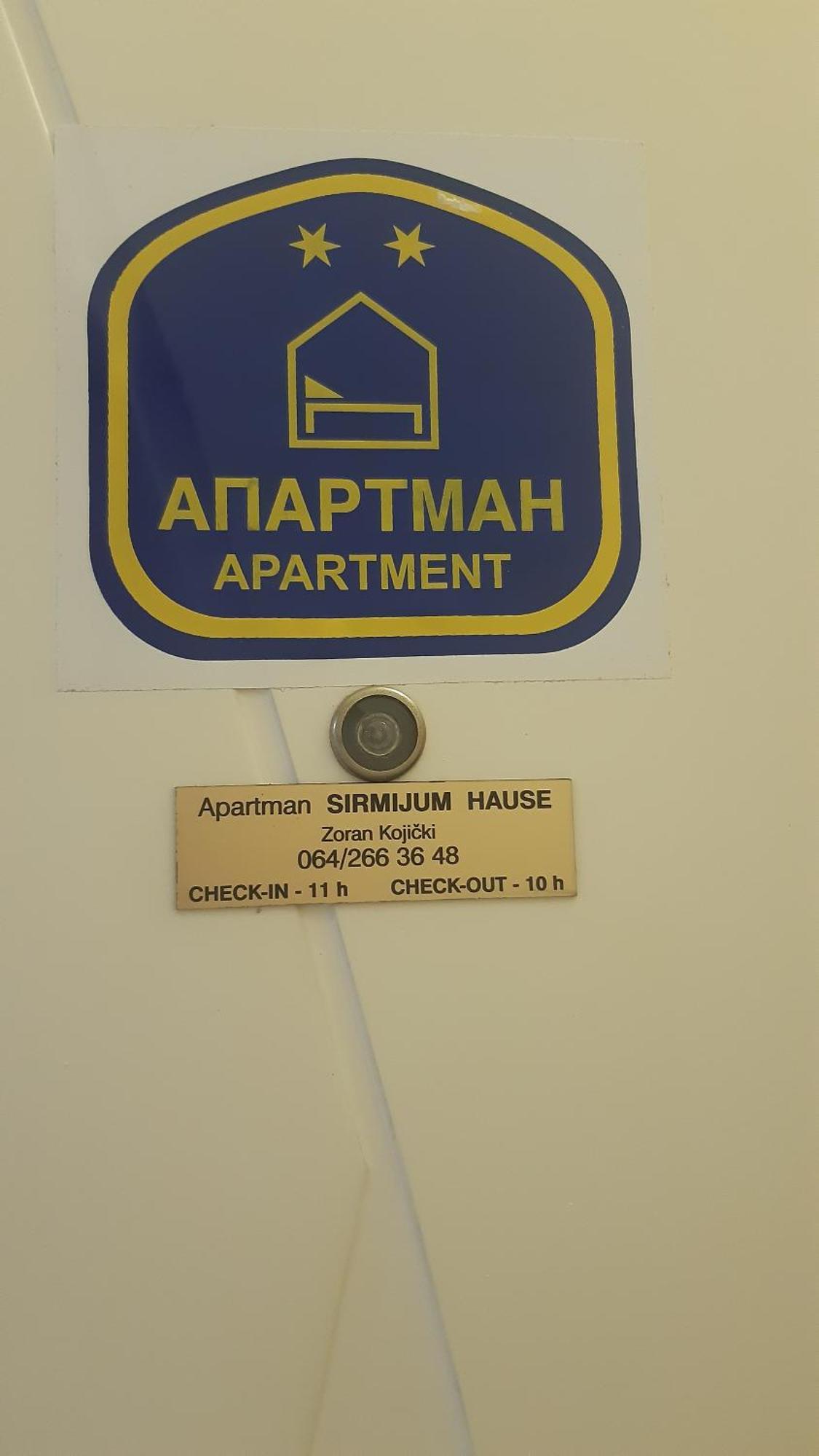 Apartment Sirmijum Hause *